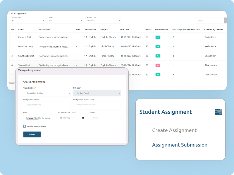 Assignments